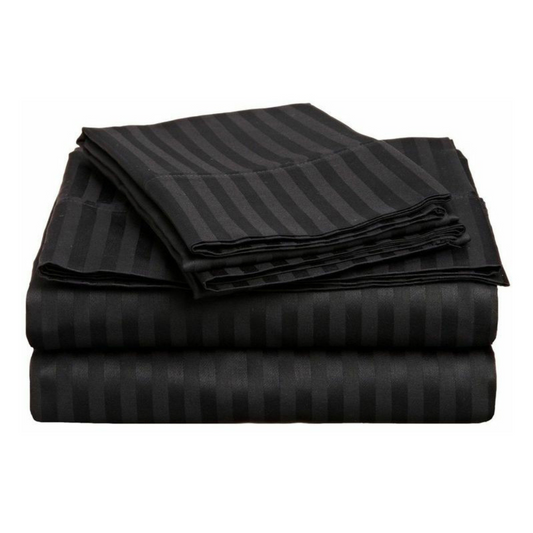Black Stripe - Bed Sheet