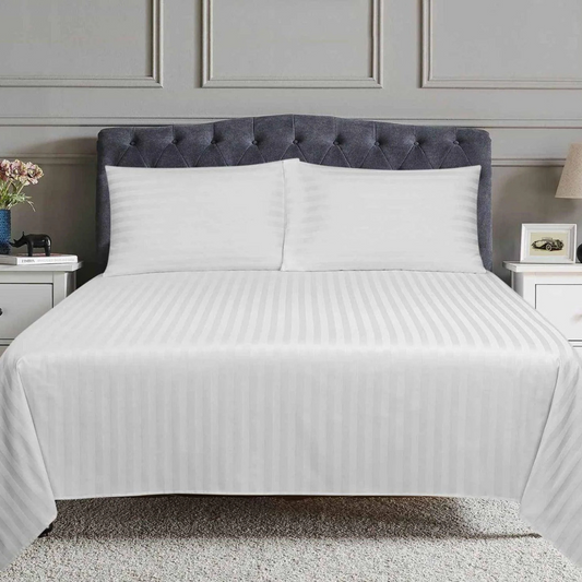 White Stripe - Bed Sheet