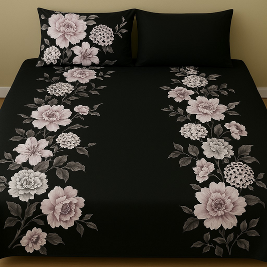 Blushing Bloom - bedsheet