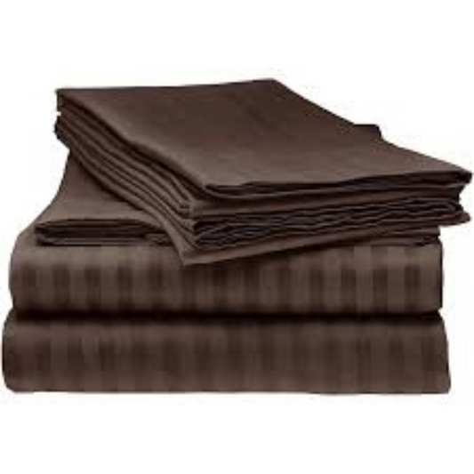 Brown Stripe- Bed Sheet