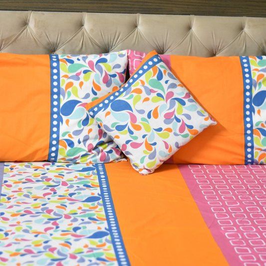Rainbow Burst - Bed Sheet